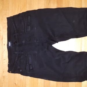 Hudson Jeans sz 27 Moto Style Black